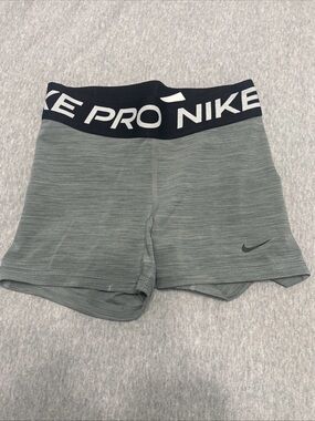 Nike Black and Gray Performance Waistband Shorts